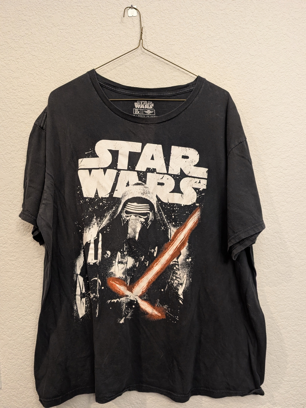 Lucky Brand Star Wars Kylo Ren Graphic Tee - Black with Red Accent